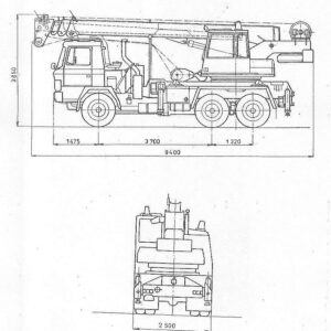 autojeřáb Tatra 815 AD 20T